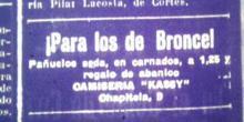 Anuncio de 1930