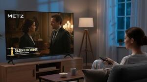 Ellos ponen el talento, tú la televisión: la mejor Smart TV para ver las películas y series de los ganadores de los Globos de Oro 2026