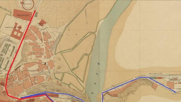 Los primeros proyectos toledanos de tranvías, en imágenes
