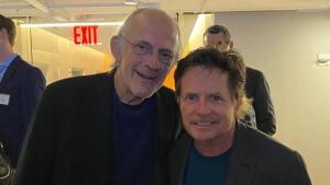 El entrañable reencuentro de las estrellas de «Regreso al futuro»